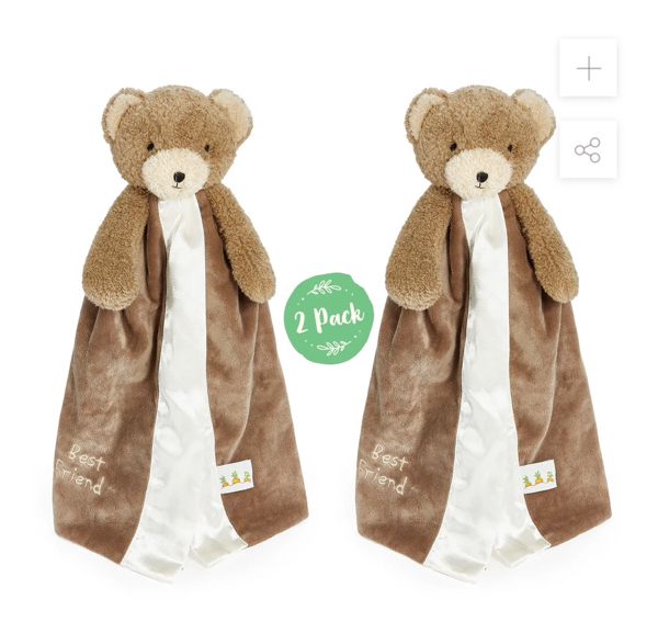 Cubby the Bear Buddy Blanket - 2 Pack