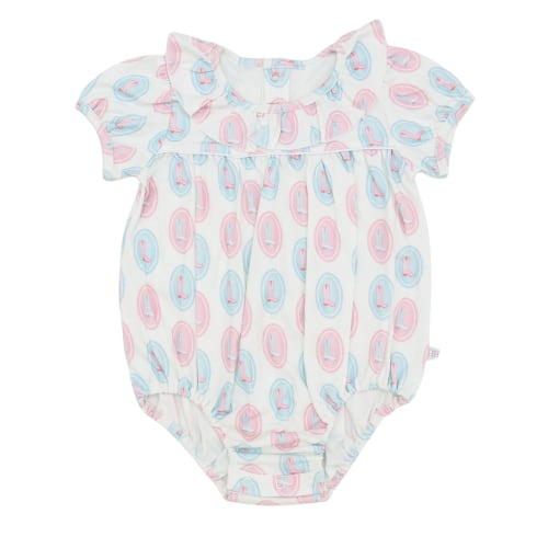 Girls Pastel Oval Boot Cotton Bubble