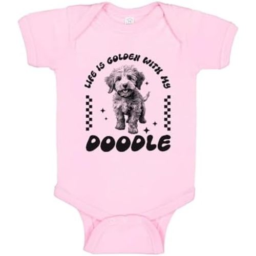 Golden with My Doodle Baby Infant Bodysuit