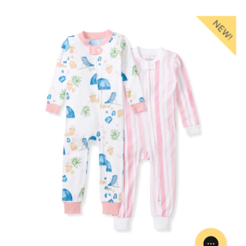 Santorini Beach Organic Cotton Sleeper 2 Pack