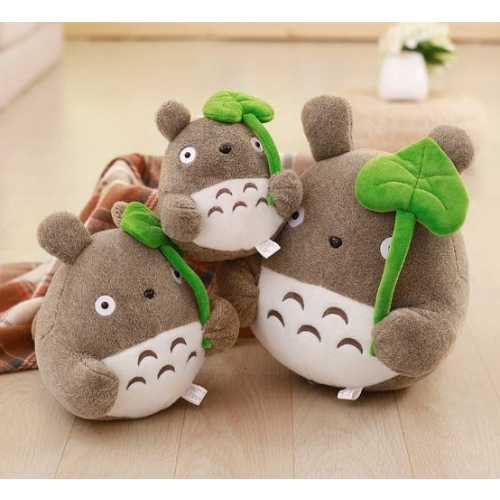 Totoro Plush with lotus leaf - Ghibli Store