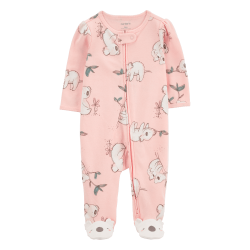 Baby Koala 2-Way Zip Cotton Sleep & Play Pajamas - Carter's | Carter's