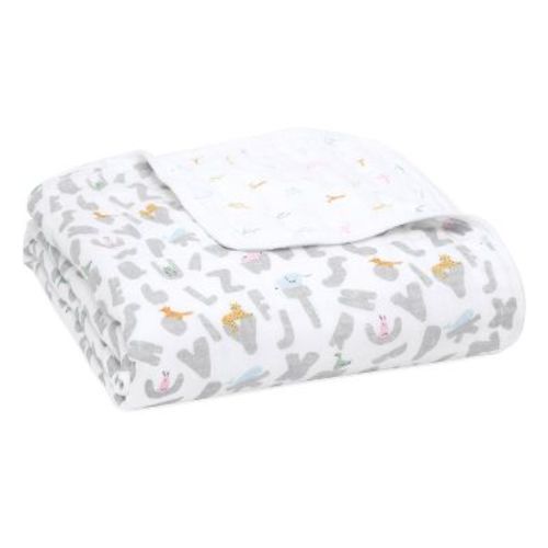 Aden + Anais Essentials Muslin Blanket - Rose Swans