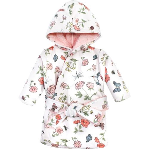 Hudson Baby Unisex BabyMink with Faux Fur Lining Pool and Beach Robe Cover-ups