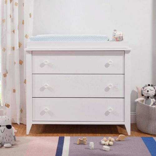 Babyletto Sprout 3-Drawer Changing Table (42") | White
