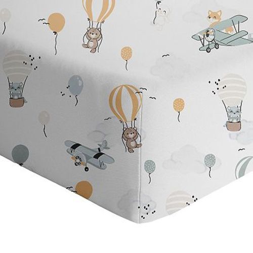 Living Textiles Cotton Jersey Fitted Sheet