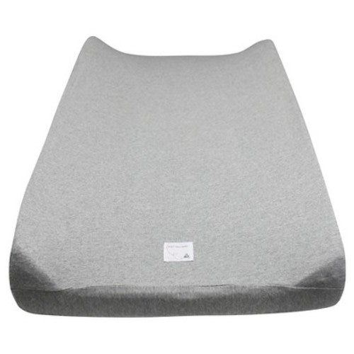 Burt's Bees Baby® Organic Changing Pad Cover - Solid, Color: Heather Gray