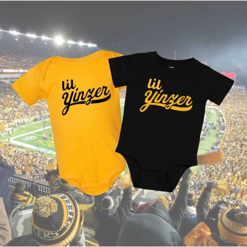 Lil Yinzer infant baby bodysuit Don't be a Jagoff T shirt Yinzer Yinz Pittsburgh Shirt It's a Burg thing Pittsburghese top PIttsburgher