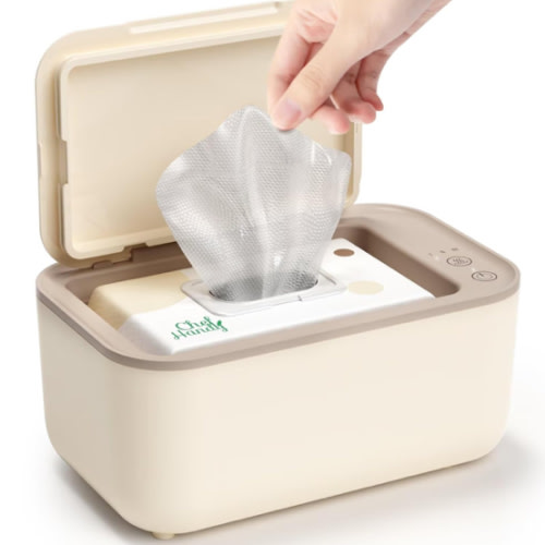 Baby Wipe Warmer, Wipe Warmer and Baby Wet Wipes Dispenser, 3 Mode Temp Control, Large Capacity, Evenly Overall Heating, Silence for Babies, Portable Diaper Wipe Warmer with Changing Light (Yellow)