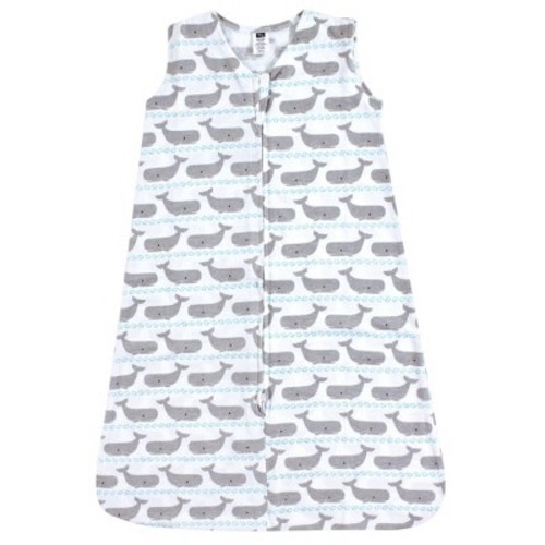 Hudson Baby Infant Boy Cotton Sleeveless Wearable Sleeping Bag, Sack, Blanket, Whales, Size: 6-12 months