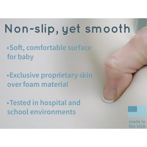 Keekaroo Peanut Changer Vanilla – The Original Made in USA easy-to-clean changing pad and The only shell over foam, fully impermeable to fluid
