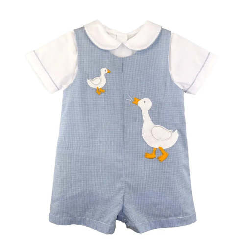 Shop for Romper with Goose Appliques online