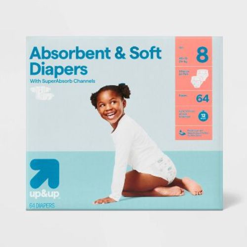 Disposable Diapers - Up&up™ (Size 8) (color Or Pattern May Vary)