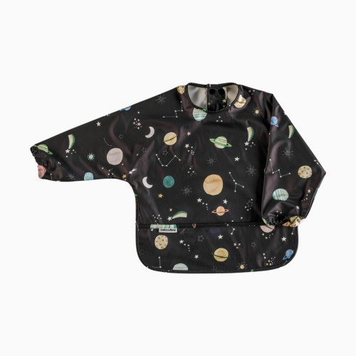 Loulou Lollipop Long Sleeve Waterproof Smock Bib - Planets