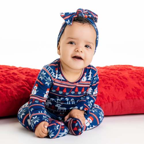 Front Opening Ready Set Romper® in Nordic Winter
