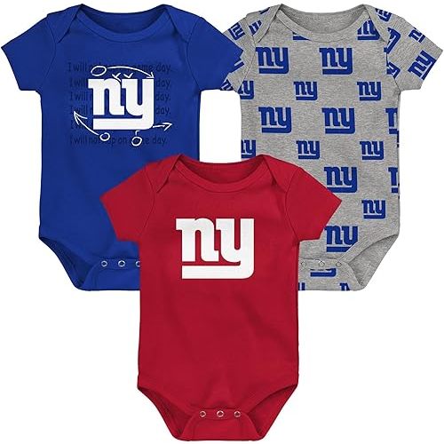 Outerstuff Newborn & Infant NFL Team Starter 3-Pack Bodysuit Set