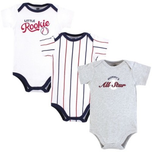 Hudson Baby Infant Boy Cotton Bodysuits, Mommys All Star, 6-9 Months