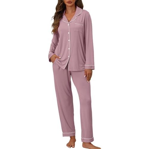 Women Pajama Set Long Sleeve Sleepwear Fashion Night Wear