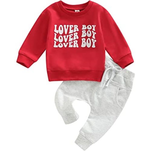 CIYCUIT Toddler Baby Boy Clothes Long Sleeve Sweatshirt Pants Set Fall Winter Outfits