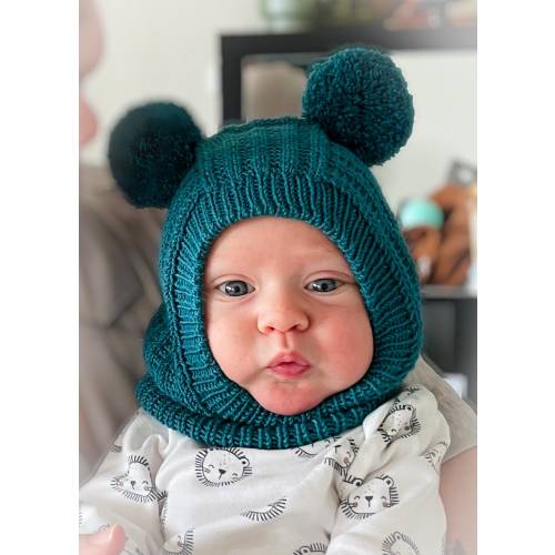 Knitted balaclava - 3-6M