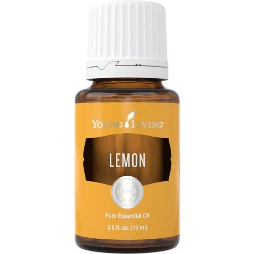 Premium Grade Lemon Essential Oil 15ml | 100% Pure & Natural Invigorating Aromatherapy Young Living Certified Energize and Refresh Mind Body and Spirit Uplifting Mood Enhancing Focus