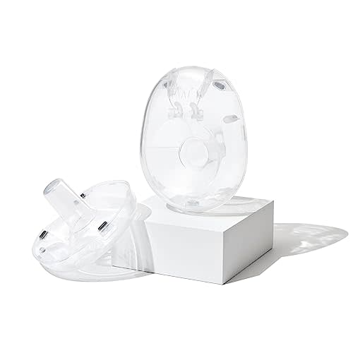 Willow - 360 Breast Pump Flanges - 24mm Breast Shield - for Willow 360 or 3.0 Wearable Breast Pump, Hands-Free for Leak Proof Breast Pumping with Spill- Proof Milk Bags - 2ct