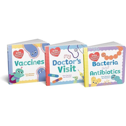 Baby Medical School Board Book Set: Learn about Vaccines, Antibiotics, and Staying Healthy with this Science for Toddlers Gift Set (Human Body Books, Nurse Gifts, Doctor Gifts) (Baby University)