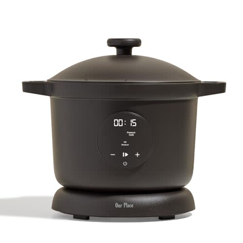 Our Place Dream Cooker | 6-quart Multicooker | 4 Versatile Modes | Pressure Cook, Slow Cook, Sear & Saute, Keep Warm | Hands-Free Steam Release | Tailored Control Panel | Char