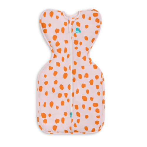 Swaddle Up™ 1.0 TOG Cotton Light Pink Jumbo Animal Size: Small