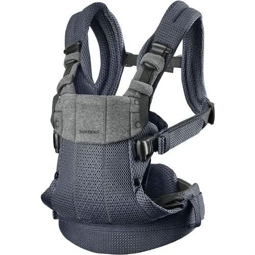 BabyBjörn Baby Carrier Harmony, Anthracite, 3D Mesh | 3-in-1 Ergonomic Baby Carrier; Newborn, Facing-In, Outward-Facing, and Back Carrying Positions Supported (7-40 lbs), Newborn to Toddler