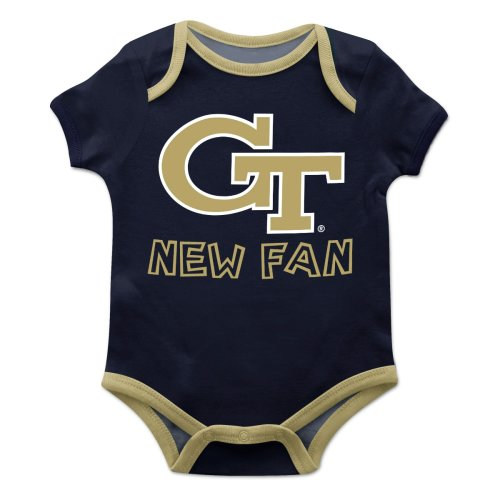 Georgia Tech Yellow Jackets Infant New Fan Bodysuit - Blue