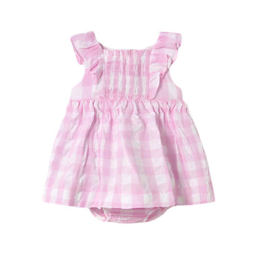 Vichy Gingham Dress with Bloomers | Pink