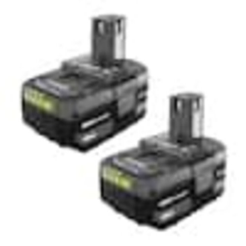 RYOBI ONE+ 18V Lithium-Ion 4.0 Ah Battery (2-Pack) PBP2005