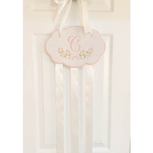 Embroidered Bow Holder | Monogrammed Bow Holder | Girls Personalized Bow Holder | Baby Girl Bow Holder | Bow Holder