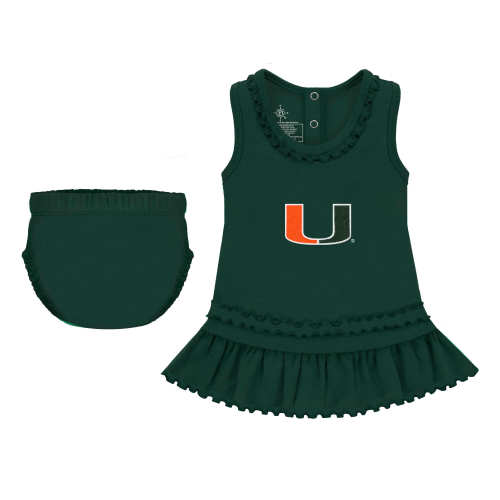 Miami Hurricanes Ruffled Tank Top Dress | College Baby