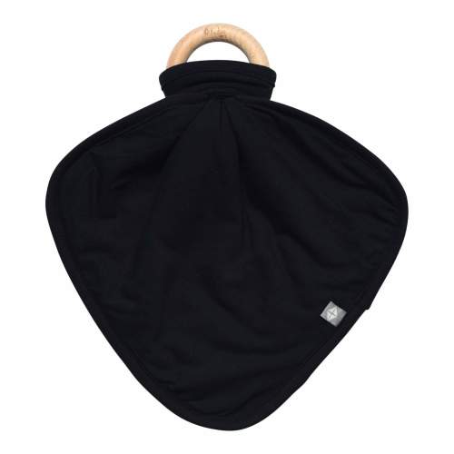 Lovey in Midnight with Removable Wooden Teething Ring