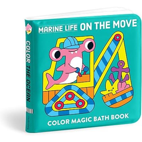Marine Life On The Move Magic Bath Book (Bath Time Books, Bath Books for Toddlers and Babies, Waterproof Books, Animal Books for Kids)