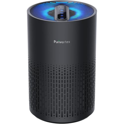 Air Purifiers for Bedroom, H13 True HEPA Filter for A11ergies, Pollen, Smoke, Dusts, Pets Dander, Odor, Hair, Ozone Free, 20db Quiet for Home, Room, Kitchen, SGS Certificaion - AC400 Black