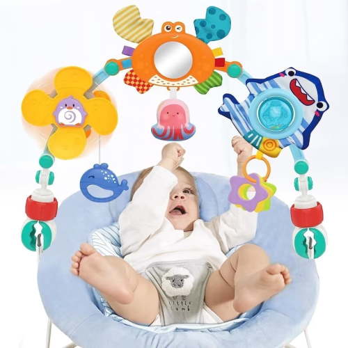 RORONOVA, Baby Stroller Car Seat Toys, Adjustable Arch, 0-24 Months