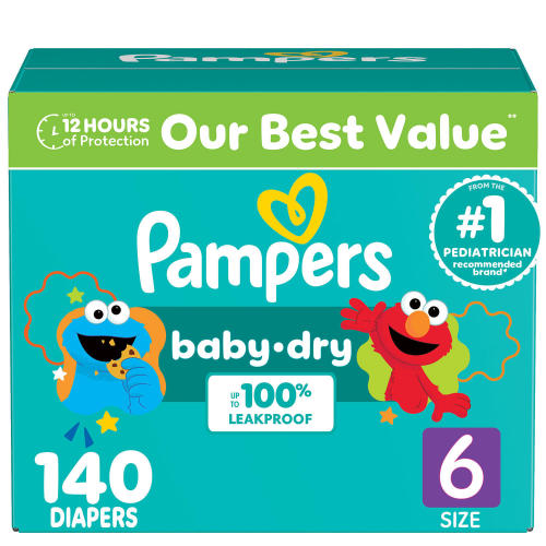 Pampers Baby Dry Diapers, Sizes 1-7 - Sam's Club