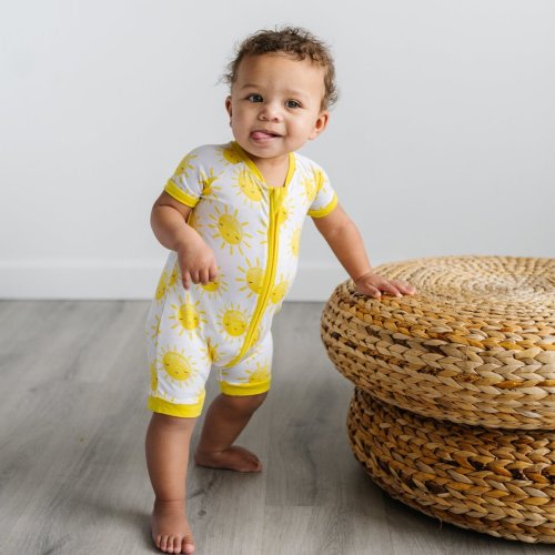 Sunshine Bamboo Viscose Shorty Zippy
– Little Sleepies