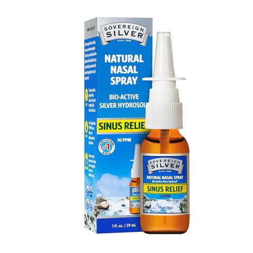 Sovereign Silver Bio-Active Silver Hydrosol for Immune Support - 10 ppm, 1 oz - Nasal Spray