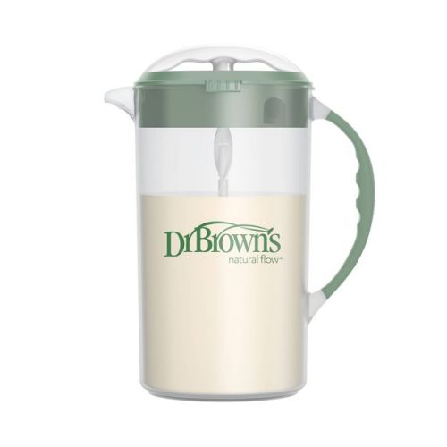 Dr. Brown's Baby Formula Mixing Pitcher With Locking Lid & No Drip Spout - 32oz - Green