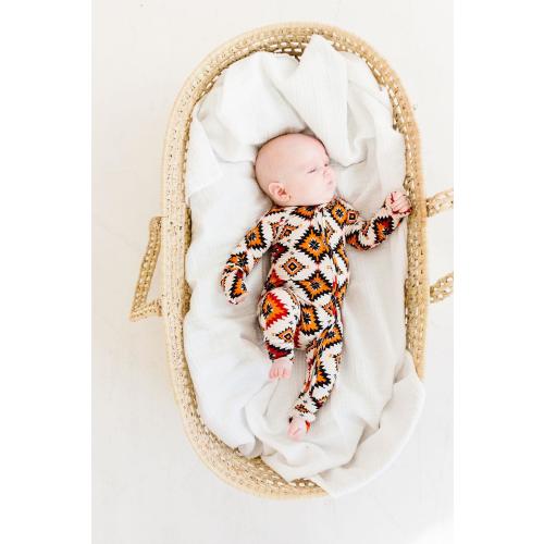 Heading South- Convertible Romper | Southwestern Pajama | Bamboo Pajama | Baby Pajamas | Baby Onesie | Convertible Romper