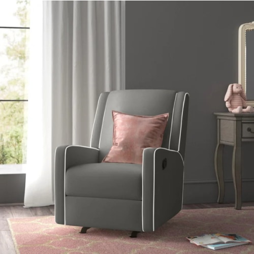 Ursina Upholstered Reclining Rocking Chair