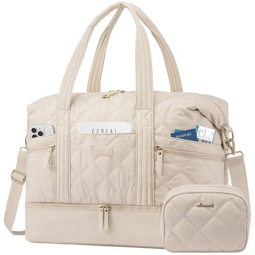 LOVEVOOK Extra Large Travel Duffle Bag, 56L Lightweight Weekender Bags for Women with Shoe Compartment, Personal Item Travel Bag Carry On Overnight Bags for Women, Hospital Bag for Labor and Delivery
