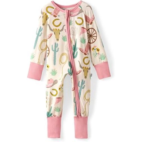Little Sleepies Baby Pajamas, Viscose from Bamboo, Newborn Sleeper Baby PJs