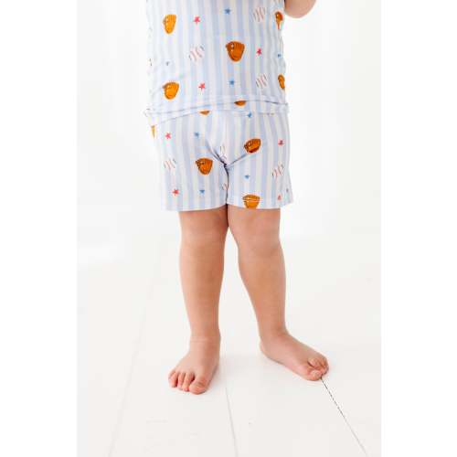 Stripe Out Kids Pajamas- Short Sleeve and Shorts