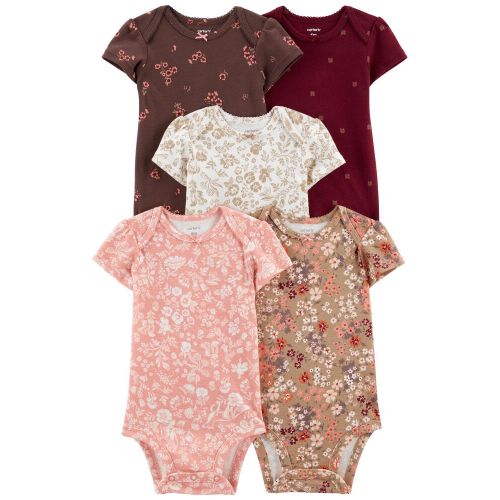 Baby 5-Pack Short-Sleeve Bodysuits - 3M