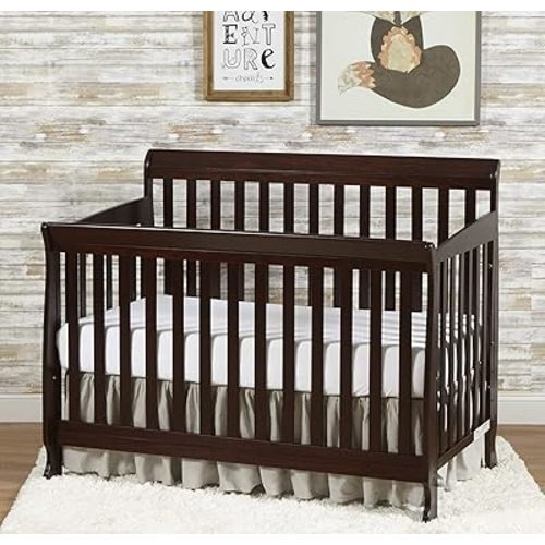 Suite Bebe Riley 4-in-1 Convertible Crib, Espresso Finish